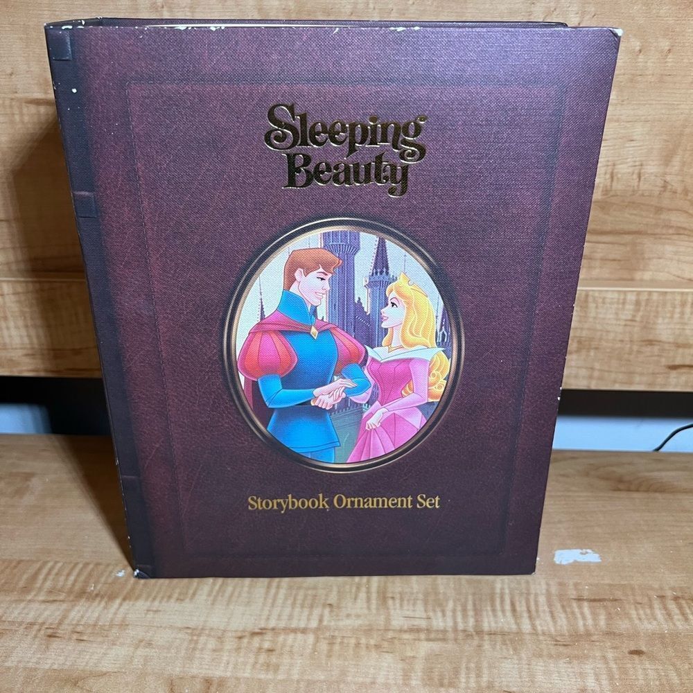 Walt Disney Sleeping Beauty Story Book Christmas Ornament Set (RETIRED)